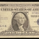 Small Silver Certificates 1957-A $1 SILVER CERTIFICATE, FR-1620, GEM CU, COURTESY SIGNATURES-FRESH!