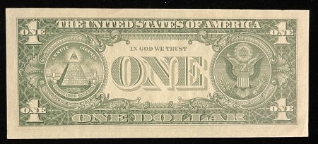 Small Silver Certificates 1957 $1 SILVER CERTIFICATE, FR-1619, CHOICE CU, LOW SERIAL #-FROM A COLLECTION!