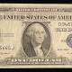Small Silver Certificates 1957 $1 SILVER CERTIFICATE, FR-1619, CHOICE CU, LOW SERIAL #-FROM A COLLECTION!