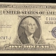 Small Silver Certificates 1935-D $1 SILVER CERTIFCATE, STAR NOTE, WIDE MARGIN, FR-1613W*, CHOICE XF, FRESH