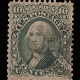 U.S. Stamps SCOTT #209 10c BROWN, MOG-HINGED, AVG CENTERING, FRESH COLOR, CAT $160