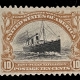 U.S. Stamps SCOTT #298a 1c GREEN BLOCK OF 4, VERTICAL WATERMARK, MOG, 1-LH, 3-NH; CAT $500