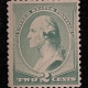 U.S. Stamps SCOTT #214 3c VERMILLION, USED, abt VF, SCARCER USED THAN MINT, CAT $60