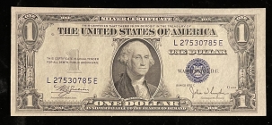 Small Silver Certificates 1935-C $1 SILVER CERTIFICATE, FR-1612, FRESH CHOICE CU, FROM AN OLD COLLECTION