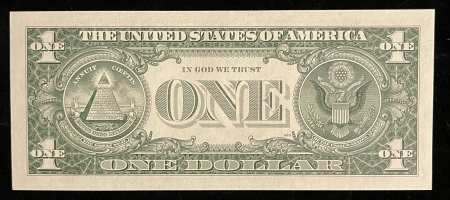 Small Federal Reserve Notes 1963 $1 FEDERAL RESERVE “STAR” NOTE, FR-1900E*, RICHMOND, CH/GEM CU