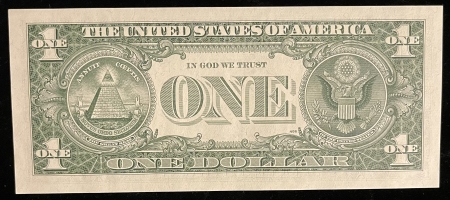 Small Federal Reserve Notes 1963-A $1 FEDERAL RESERVE STAR NOTE, RICHMOND, FR-1901e*, COURTESY SIGNED-GEM CU