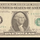 Small Federal Reserve Notes 1969-D $1 FEDERAL RESERVE STAR NOTE, RICHMOND, FR-1907e*, CHOICE CU-FRESH! 