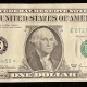 Small Federal Reserve Notes 1977 $1 FEDERAL RESERVE NOTE, FR1905F, ATLANTA, DUAL COURTESY SIGS & LOW #-CH CU