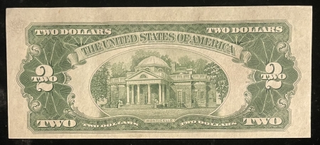 Small U.S. Notes 1928-F $2 UNITED STATES NOTE, FR-1507, VERY CHOICE CU, NICE FRESHNESS, EMBOSSING