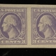U.S. Stamps SCOTT #534a 2c CARMINE TY VI IMPERF PAIR, MOG, LH, VF & VERY FRESH-CAT $85!