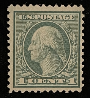 U.S. Stamps SCOTT #545 1c GREEN, PERF 11, 19 1/2 x 22mm, MOG-NH, abt VF & FRESH, CAT $475