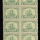 U.S. Stamps SCOTT #555 3c VIOLET, PERF 11, BLOCK OF 4, MOG NH, VF, CAT $110; TOUGH MULTIPLE!