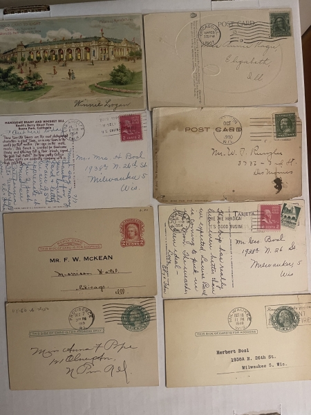 U.S. Stamps 43 EARLY U.S COVERS, CARDS & POSTCARDS, 1880s-ON, INCLUDES 19TH CENT UNCANCELLED