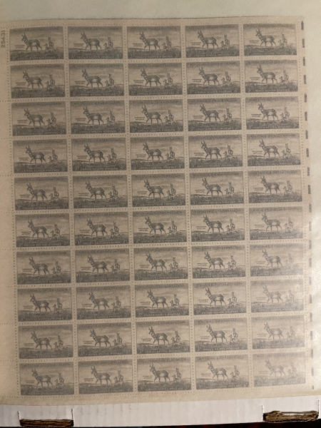 U.S. Stamps PRISTINE MINT SHEET COLLECTION, MOGNH, LIKE-NEW HARCO ALBUM, 1940-50s, 95 SHEETS