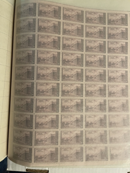 U.S. Stamps PRISTINE MINT SHEET COLLECTION, MOGNH, LIKE-NEW HARCO ALBUM, 1940-50s, 95 SHEETS