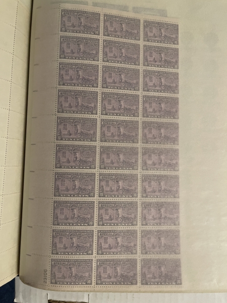 U.S. Stamps PRISTINE MINT SHEET COLLECTION, MOGNH, LIKE-NEW HARCO ALBUM, 1940-50s, 95 SHEETS