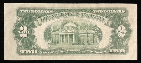 Small U.S. Notes 1928-F $2 UNITED STATES NOTE, FR-1507, VIRTUALLY XF, BRIGHT COLOR!
