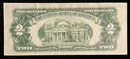 Small U.S. Notes 1928-E $2 UNITED STATES NOTE, FR-1506, CHOICE ORIGINAL VF+