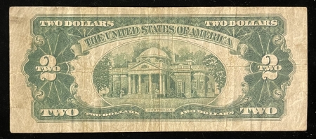 Small United States Notes 1928-C $2 UNITED STATES NOTE, FR-1504, ORIGINAL VERY FINE EXAMPLE