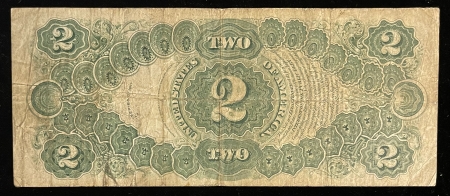 Large U.S. Notes 1917 $2 UNITED STATES NOTE, FR-60, WELL CIRCULATED, BUT “HONEST” IN ALL REGARDS