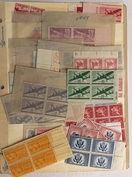 U.S. Stamps MINT & USED U.S STAMP SINGLES, BLOCKS, MULTIPLES, B-O-B, SOME FAULTS-CAT $1000?