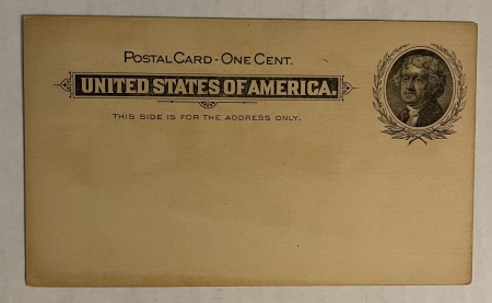 U.S. Stamps SCOTT #UX-12 PRE-PRINTED POSTAL CARD W/ FULL COLOR PABST BREWERY-EARLY & GRAPHIC