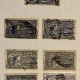 U.S. Stamps SCOTT #R-308 $100 DOCUMENTARY, SERIES 1940, VERY LT CANCEL, PIN-HOLES, CAT $100