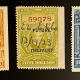U.S. Stamps SCOTT #R-308 $100 DOCUMENTARY, SERIES 1940, VERY LT CANCEL, PIN-HOLES, CAT $100