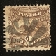 U.S. Stamps SCOTT #146, 2c BROWN, USED, VF+, CAT $17.50