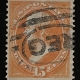 U.S. Stamps SCOTT #211 4c BLUE-GREEN, USED, VF & SOUND, CAT $25