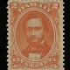 U.S. Stamps SCOTT #311 $1 BLACK, USED, SHORT PERFS @ LEFT-CENTER, VF CENTERING-CATALOG $90