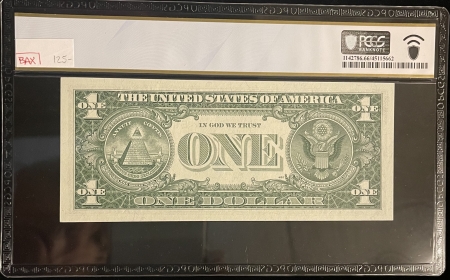 Small Federal Reserve Notes 1963-A $1 FEDERAL RESERVE NOTE, LOW SERIAL #247, FR-1901-E, PCGS GEM UNC 66 PPQ
