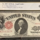 Large U.S. Notes 1923 $1 US NOTE, LEGAL TENDER, RED SEAL, FR-40, PCGS UNC 62 PPQ-A BRIGHT BEAUTY