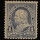 U.S. Stamps SCOTT #260 50c ORANGE, UNWATERMARKED, USED, HORIZONTAL CREASE-app FINE, CAT $140