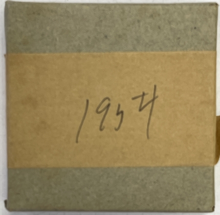 New Store Items 1954 U.S. ORIGINAL 5 COIN SILVER PROOF SET, ORIGINAL BROWN BOX, FRESH GEM SET