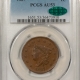 New Store Items 1857 BRAIDED HAIR HALF CENT – PCGS MS-63 RB, CHOICE & TOUGH!