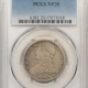 New Store Items 1834 CAPPED BUST HALF DOLLAR, SM DATE SMALL LETTERS – PCGS AU-58 CAC & PQ! WOW!