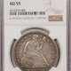 CAC Approved Coins 1847 SEATED LIBERTY DOLLAR – PCGS MS-61 FRESH, PREMIUM QUALITY & CAC APPROVED!