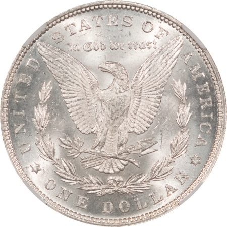 Morgan Dollars 1880 MORGAN DOLLAR – NGC MS-63, WHITE, FLAG LABEL
