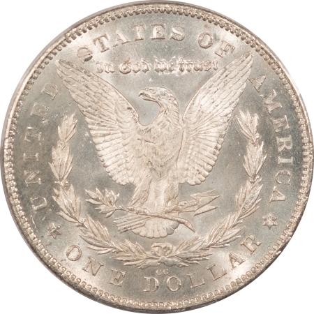 Morgan Dollars 1880/79-CC MORGAN DOLLAR – REVERSE OF 1878 PCGS MS-64, FROSTY WHITE & PRETTY!
