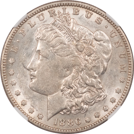 Morgan Dollars 1886-O MORGAN DOLLAR – NGC AU-53