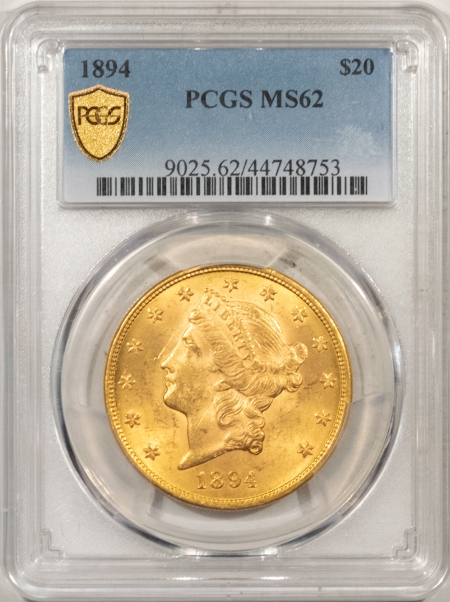 New Store Items 1894 $20 LIBERTY GOLD – PCGS MS-62