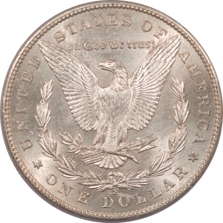Morgan Dollars 1900-S MORGAN DOLLAR – PCGS MS-62, FLASHY WHITE!