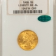 New Store Items 1889 $5 LIBERTY GOLD – PCGS MS-60, SCARCE DATE OLD GREEN HOLDER PREMIUM QUALITY!