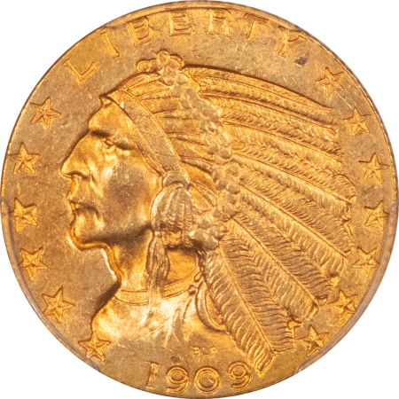 New Store Items 1909-D $5 INDIAN GOLD – PCGS MS-63+ FRESH & GORGEOUS! CAC APPROVED!