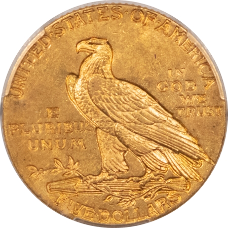 $5 1911 $5 INDIAN GOLD – PCGS MS-61