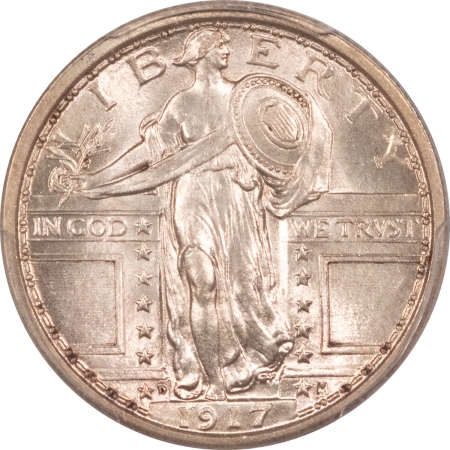 New Store Items 1917-D STANDING LIBERTY QUARTER – TY I – PCGS MS-65 FH, FRESH WHITE & PQ!
