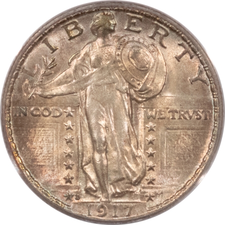 New Store Items 1917-D STANDING LIBERTY QUARTER – TY II – PCGS MS-64, FRESH, PQ & CAC APPROVED!