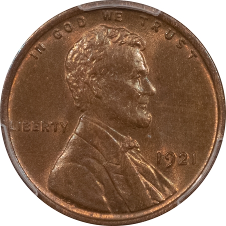 Lincoln Cents (Wheat) 1921 LINCOLN CENT – PCGS MS-63 BN