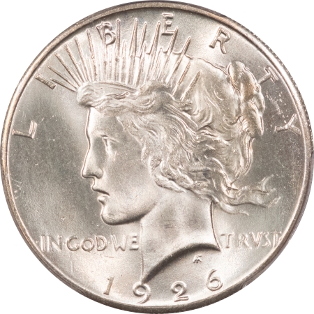 New Store Items 1926 PEACE DOLLAR – PCGS MS-65, PREMIUM QUALITY, CAC APPROVED!